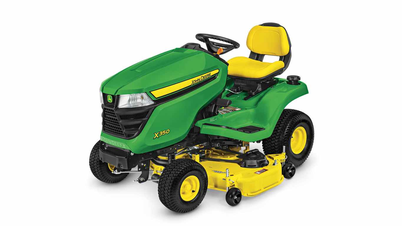 John Deere - 300 Series - X350 Lawn Tractor with 48-inch Deck