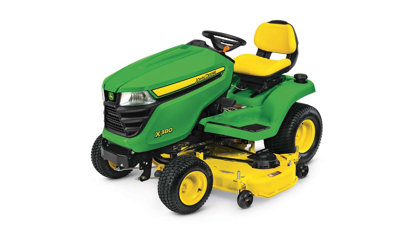 John Deere - 300 Series - X380 Lawn Tractor with 48-in. Deck