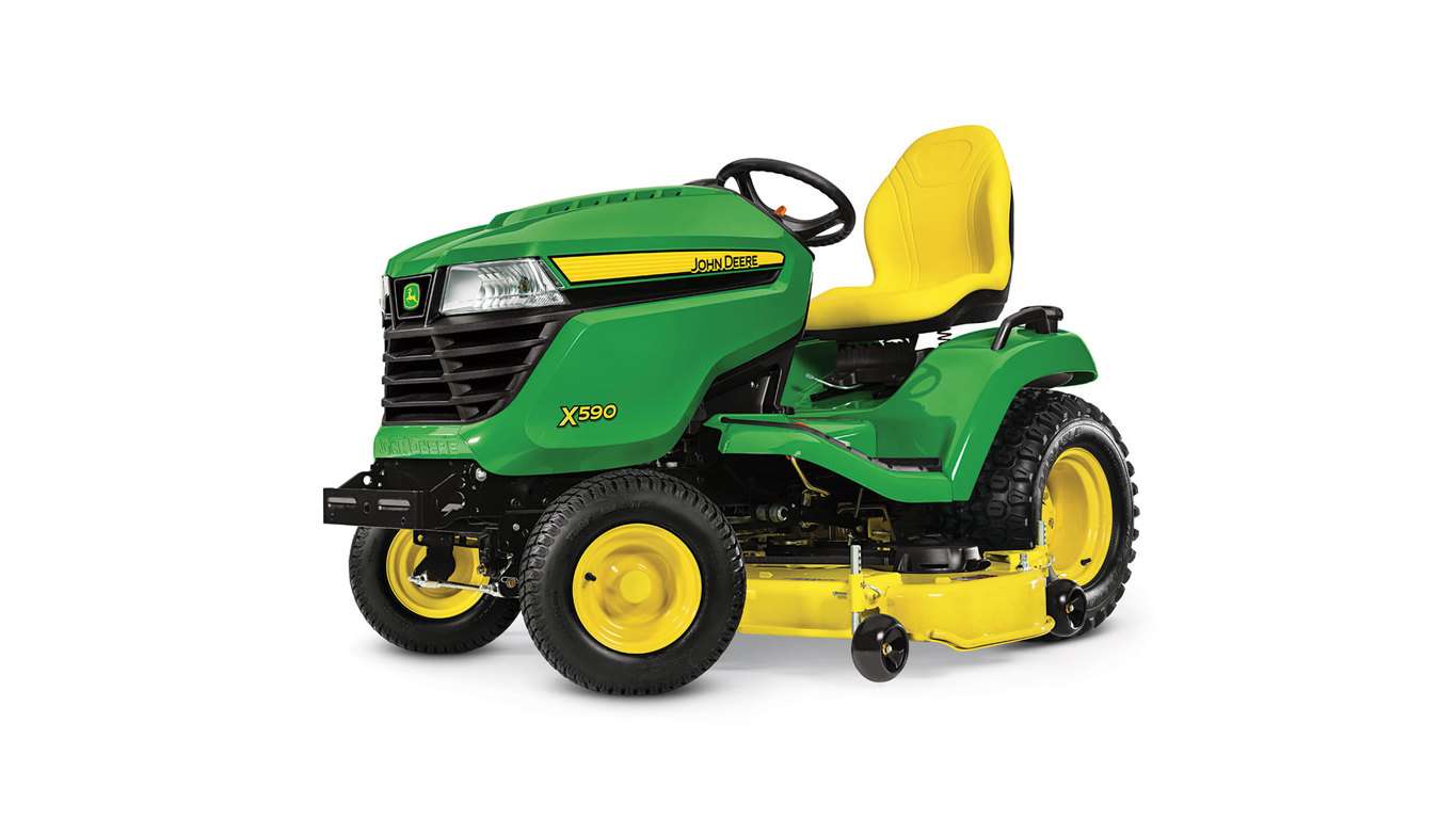 John Deere - X500 Series - X590 Lawn Tractor with 54-in. Deck