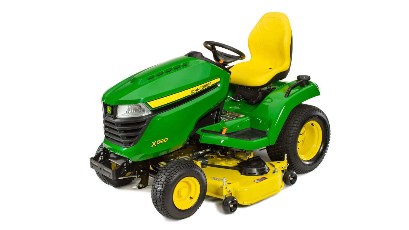 John Deere - X500 Series - X590 Lawn Tractor with 48-in. Deck